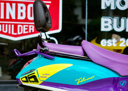 Keren Abis, Modifikasi Yamaha Grand Filano Hybrid Usung Tema Urban Rally '80-an