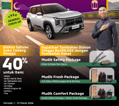 Mitsubishi Gelar Lebaran Campaign 2026, Hadirkan Promo dan Layanan Servis Spesial Lebaran