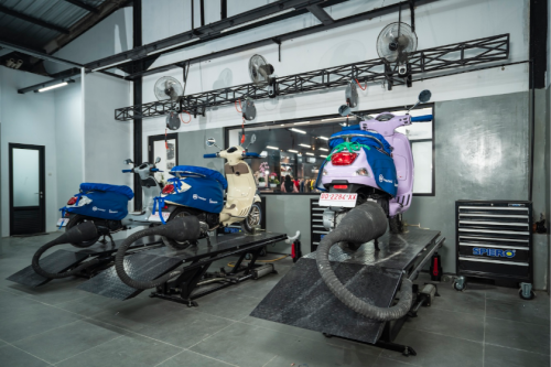 Vibe Italia di Tanah Daeng, Piaggio Indonesia Resmikan Dealer Motoplex 4 Brand di Makassar