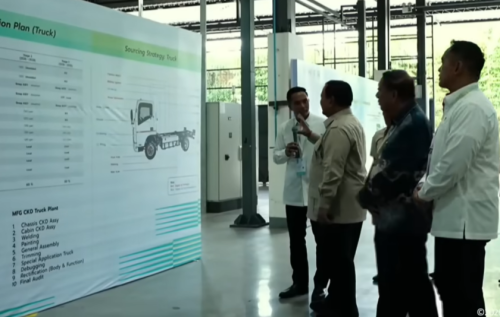 Presiden Prabowo Resmikan Pabrik Perakitan Bus Listrik VKTR di Magelang, TKDN Masih 40 Persen