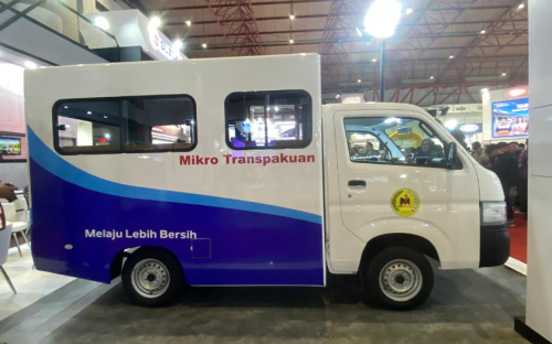 Suzuki , Suzuki Carry Angkot Concept Mikro Transpakuan, Plafon Tinggi Kepala Penumpang Nggak Perlu Nunduk