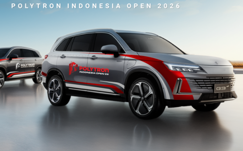 Polytron G3+ Jadi Official Car Partner Kejuaraan Bulu Tangkis Indonesia Open 2026