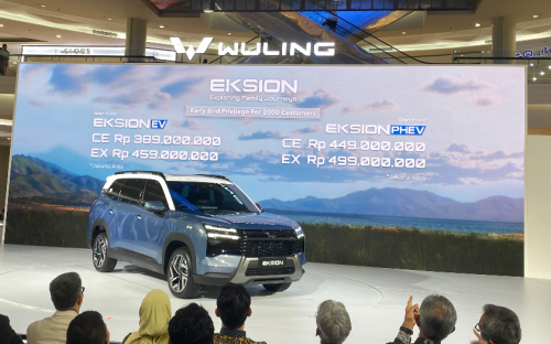 Harga Wuling Eksion EV dan PHEV Resmi Rilis, Khusus 2.000 Pembeli Pertama Ditawarkan Mulai Rp 389 juta