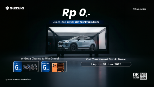 Test Drive, Suzuki , Suzuki Fronx, Test Drive Suzuki Fronx, Bisa Bawa Pulang Unitnya Gratis Plus Brugman 125, Ini Syaratnya