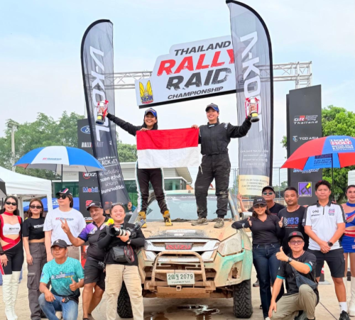 Pengusaha Florist Lody Natasha Raih Podium 3 Kelas T2.1 Rally Thailand