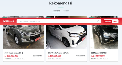 Otospector Luncurkan Bursa Mobil Otos.id, Solusi Beli Mobil Bekas Berkualitas di Platform Digital