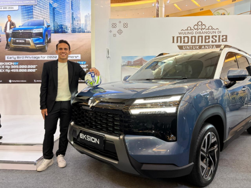 Egy Maulana Vikri Full Senyum, Jadi Pemilik Pertama Wuling Eksion