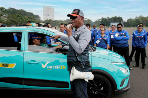 Green SM, Taksi Green SM Gandeng Korlantas Polri, Gelar Pelatihan Safety Driving