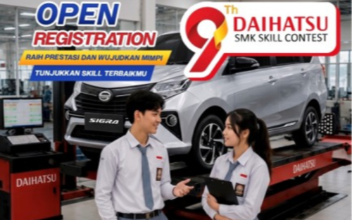 Daihatsu, Siswa SMK Merapat! Daihatsu Nasional SMK Skill Contest ke-9 Resmi Dibuka