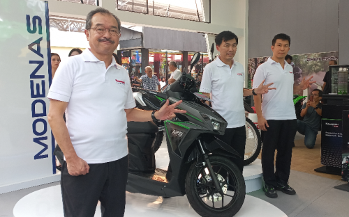 Kawasaki Indonesia Jual Modenas Brusky 125, Spesifikasi Mesin Persis Honda Vario 125