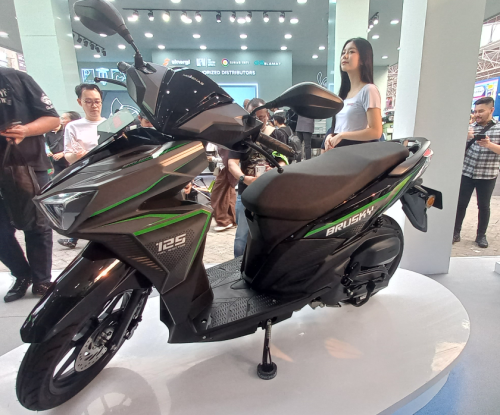 Kawasaki, Honda Indonesia, Honda, Kawasaki Indonesia Jual Modenas Brusky 125, Spesifikasi Mesin Persis Honda Vario 125