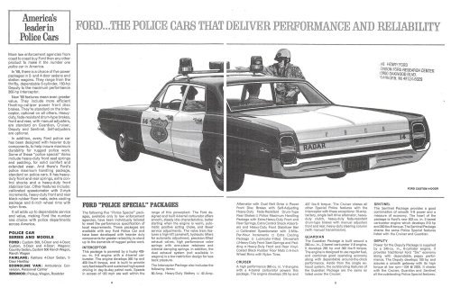 Ford, Ford stuffed a 428 big-block into a family sedan with 360 HP in 1968