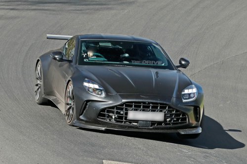 Count ‘Em: Aston Martin Vantage Spied Testing With Eight Exhaust Pipes