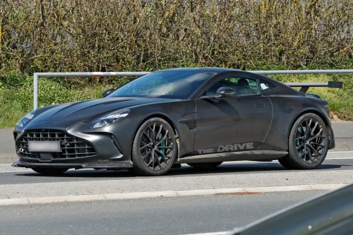 Count ‘Em: Aston Martin Vantage Spied Testing With Eight Exhaust Pipes