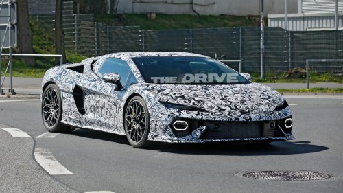 2028 Lamborghini Temerario Spyder Spied: Is That a Removable Hard Top?