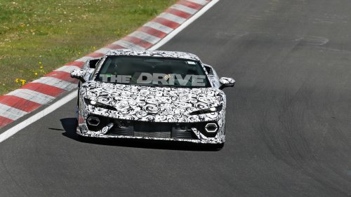 Lamborghini, 2028 Lamborghini Temerario Spyder Spied: Is That a Removable Hard Top?