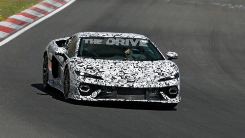Lamborghini, 2028 Lamborghini Temerario Spyder Spied: Is That a Removable Hard Top?