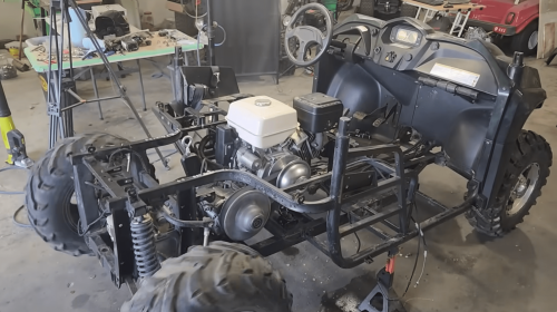 Can’t Afford a $20K Polaris? Swap a Harbor Freight Engine Into a Chinese UTV