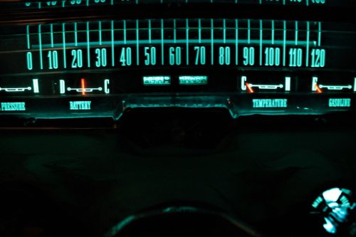 Instrument Clusters Peaked With Electroluminescent Gauges