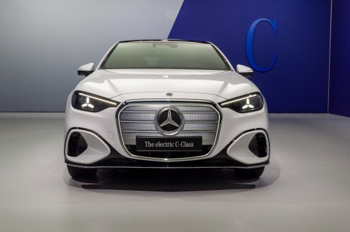 Electric 2027 Mercedes-Benz C-Class Debuts With Nearly 400 Miles of Range and a Massive Fullscreen Dashboard
