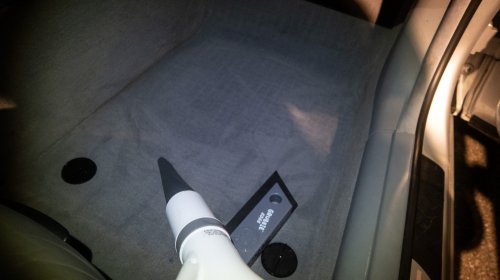 Drive With a Dog? This Pet Hair Remover Works Great