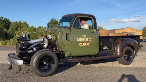 For Sale: Diesel 1952 GMC Pickup That’s Both Turbocharged and Supercharged