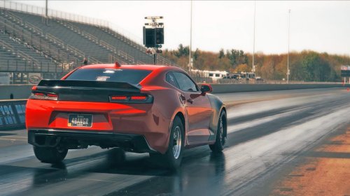 Chevy, This Four-Cylinder Chevy Camaro’s 9.768-Second Quarter-Mile Is a New Record