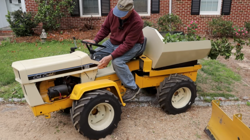 DIY Guy Builds Ultimate Chore Fleet With Mini Bulldozer, Road Grader Based on Lawn Tractors