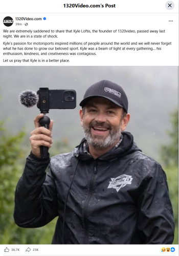 1320video.com Founder Kyle Loftis Has Passed Away