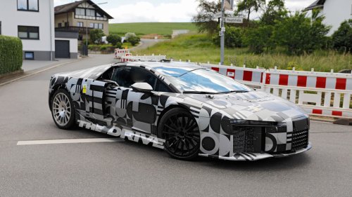 Spied: Audi Is Already Testing Its Freshly Revealed Nuvolari Supercar at the Nurburgring
