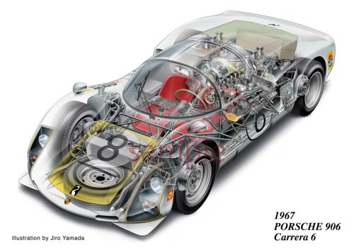 The World Has Lost a Master of Automotive Cutaway Illustrations