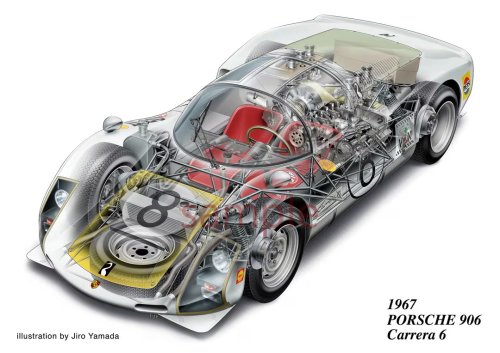 The World Has Lost a Master of Automotive Cutaway Illustrations