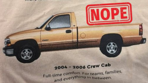 Chevy Says ‘Officially Licensed’ AI Slop Shirt at TJ Maxx Is a Fake
