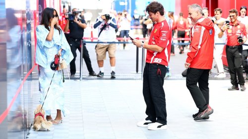 Leo Leclerc Caught Peeing on Red Bull’s Garage Is Peak F1 Shenanigans