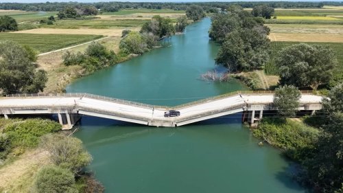 Locals Keep Driving on This Buckled Bridge Because It’s Quicker Than the Detour
