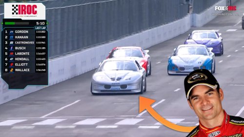 Jeff Gordon and Bill Elliott Raced IROC Pontiacs Wheel-to-Wheel in DC Last Weekend. Who Knew?