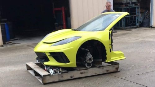 Here’s What Happened to 100 Brand New Corvettes That Got Hit by a Tornado