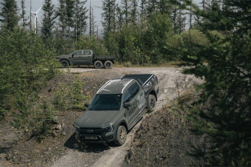Ford, Ford Ranger, Ford Built a 6×6 Ranger Super Duty Prototype With a Tray Bed