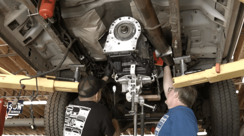 Ford, This 2003 Ford Super Duty Got a 2023 10-Speed. Now It Drives Like a New Truck
