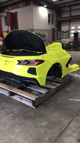 Here’s What Happened to 100 Brand New Corvettes That Got Hit by a Tornado