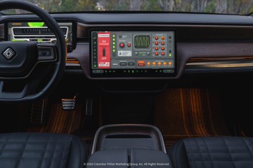 Rivian Turned an R1S Into a Ghostbusters Ecto-1—Sirens, Radar Dish, and All. It Rules