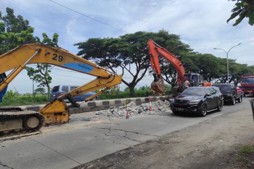 Jalan Pantura Semarang–Demak Diperbaiki, Ini Jalur Alternatif yang Bisa Dilalui