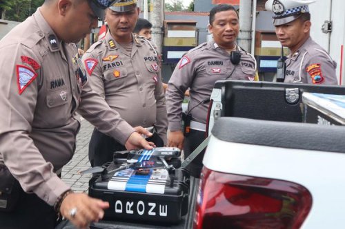ETLE Drone Kawal Mudik Lebaran, Pantau Kemacetan Secara Langsung