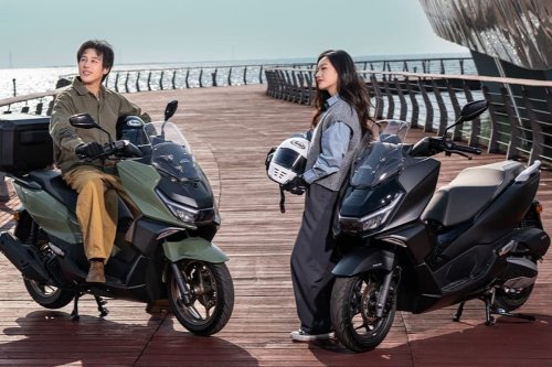 Honda, Skuter Matik Bongsor Honda NS150GX: Pakai Kamera Depan
