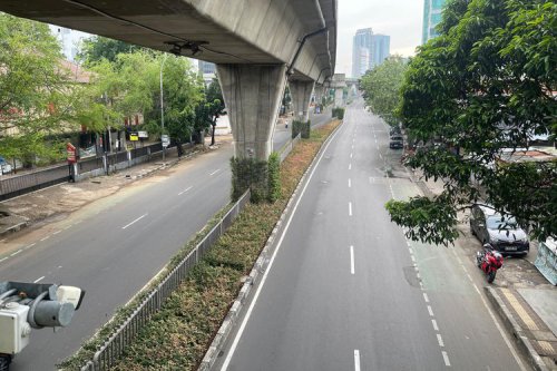 Potret Sunyi Jakarta di Hari Lebaran: “Pemain Inti” yang Tersisa