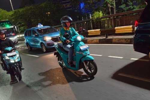 VinFast, VinFast Feliz, Green SM, VinFast Feliz II Terpantau Jadi Armada Ojol Green SM di Jakarta
