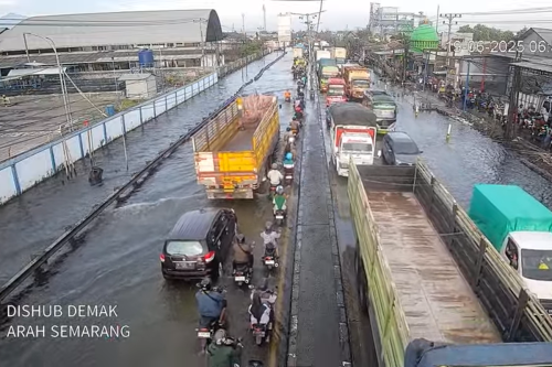Sayung Demak Masih Banjir Rob, Ini Jalur Alternatifnya