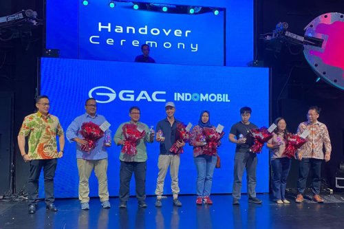 GAC Indonesia Serahkan 225 Unit Aion UT ke Konsumen