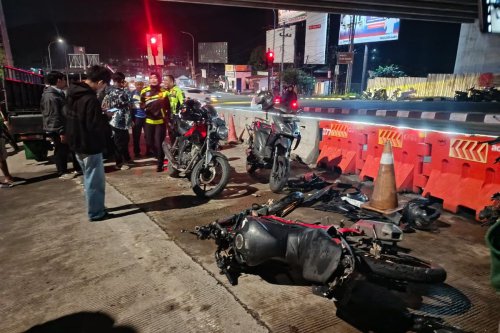 Kejadian Lagi, Kecelakaan Beruntun di Exit Tol Bawen Akibat Rem Blong