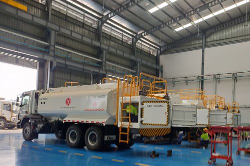 Proses Pembuatan Fuel Truck di Cikarang oleh PT Sigma